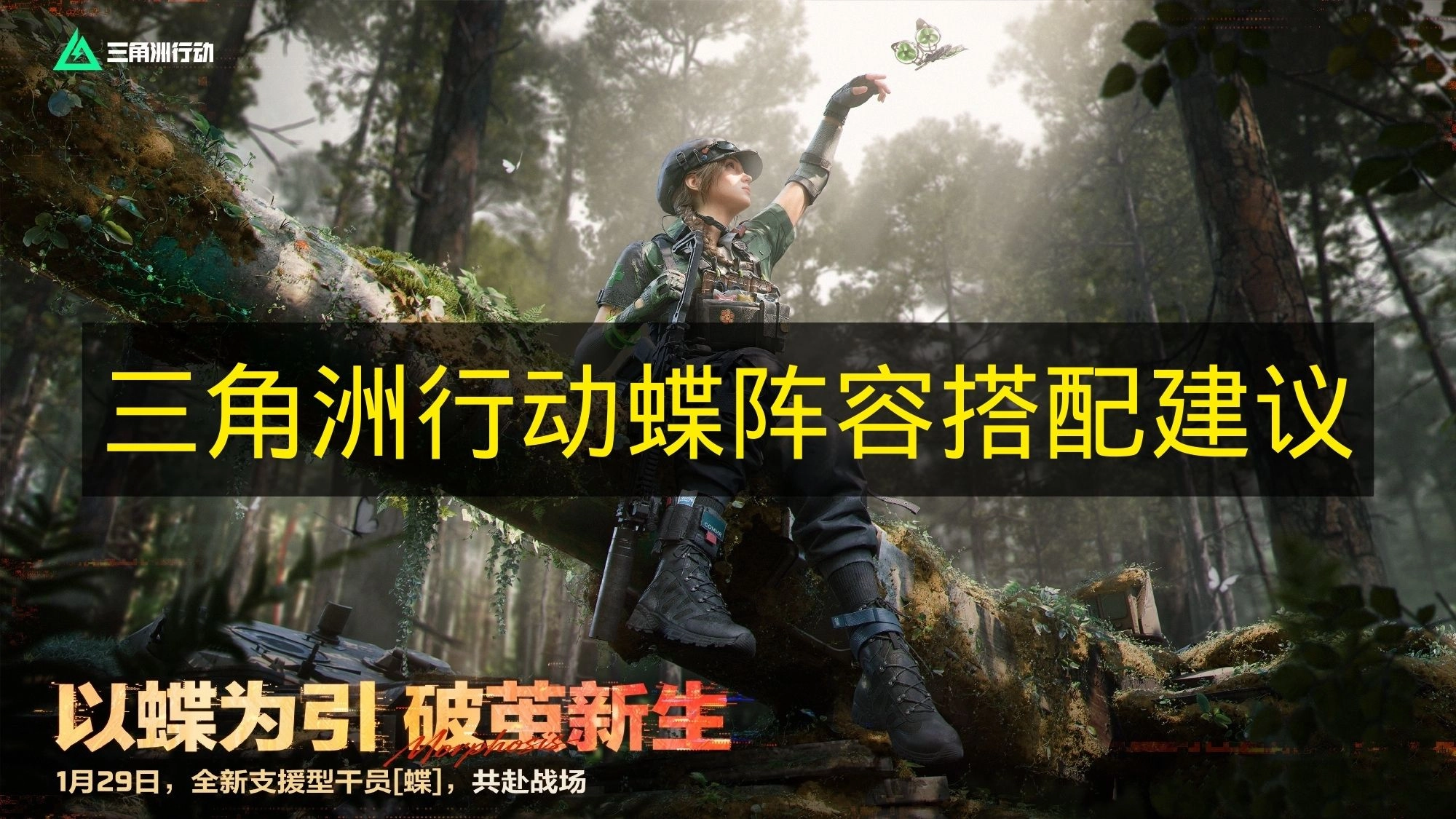 关于《三角洲行动》蝶阵容的搭配建议