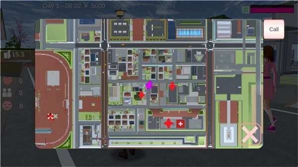 樱花校园模拟器英文版-图2