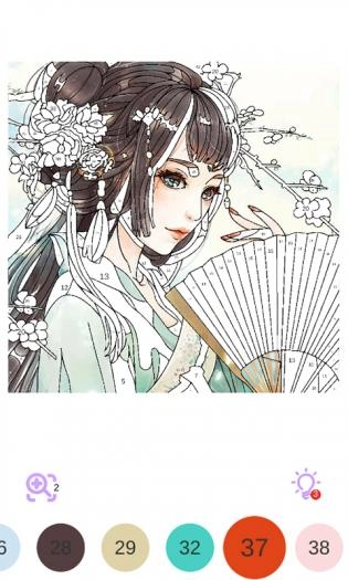 二次元填色游戏