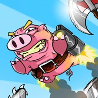 飞天火箭猪(飞行跑酷)游戏正版