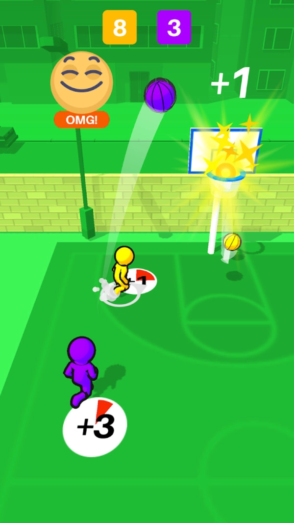 火柴人单挑篮球截图1