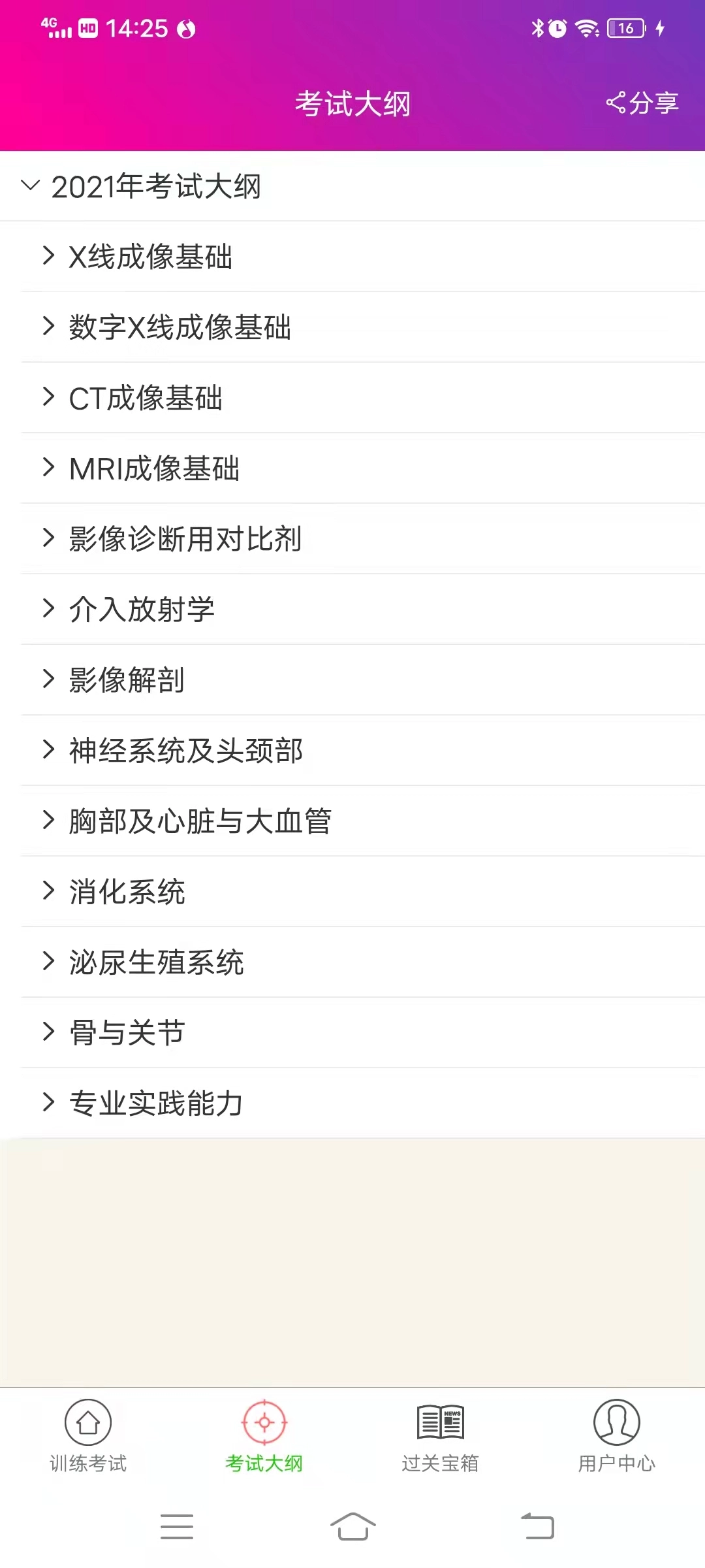 放射医学主治医师总题库手机版