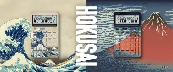 卡西欧推出两款绝美浮世绘风格高颜值计算器