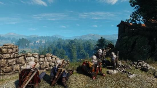 《巫师3》多人模式MOD已上线！女术士打桩机组队漫步