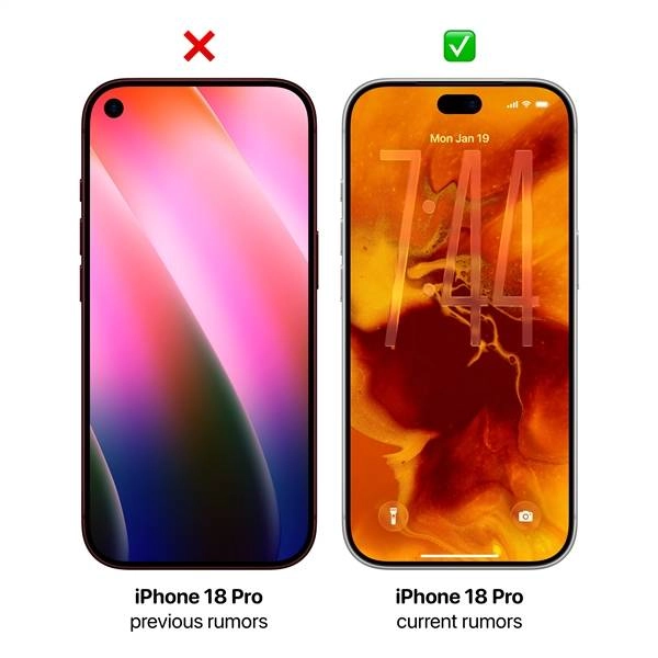 iPhone18登上热搜果粉松了口气：至少比左上角挖孔的设计强多了