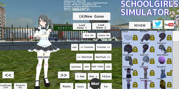 校园女生模拟器mod英文版图1