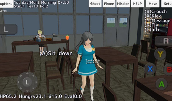 校园女生模拟器mod英文版图2