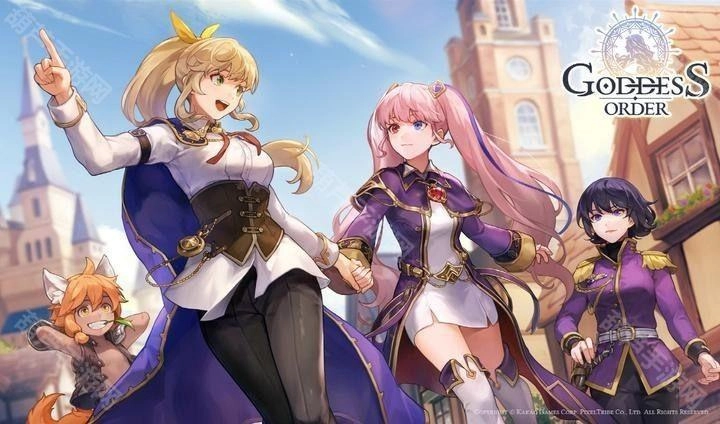 《克鲁赛德战记》核心开发团队的全新作品《GoddessOrder女神指令》发布了最新主视觉图