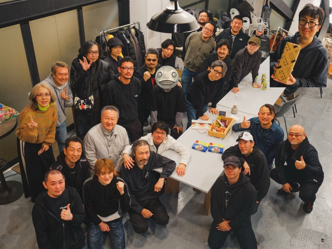 日本传奇游戏制作人年度聚会山冈晃分享梦幻合影