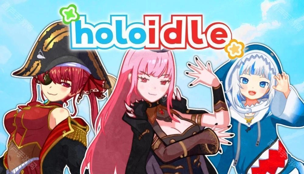 休闲游戏《Holoidle》将于6月6日正式推出助力宝钟玛琳、Gura与森美声成长为顶尖影响力实况主[多图]