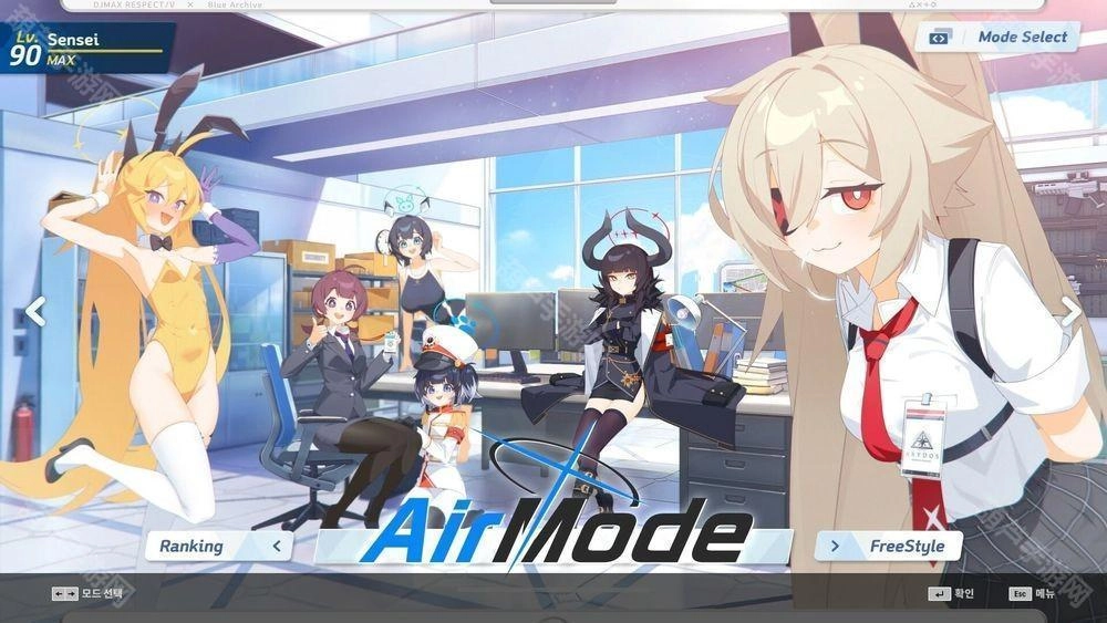 《DJMAXRESPECTV》发布与《蔚蓝档案》联动的DLC