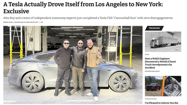 特斯拉ModelS开启FSD行驶4958公里，全程无人工接管，平均时速达103km/h！