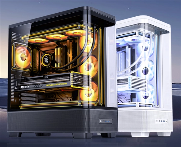 乔思伯TK-5机箱首发定价599元，配备双曲面一体弯折玻璃设计