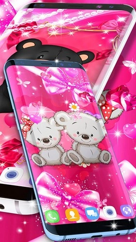 泰迪熊爱心动态壁纸官方最新版图4