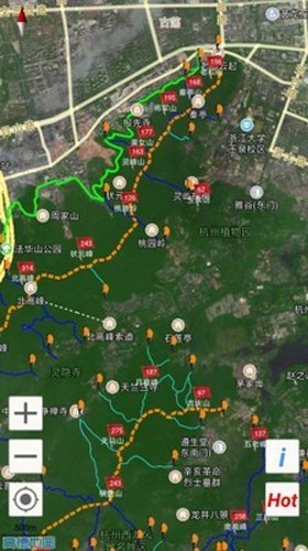 杭州登山地图官方最新版图4