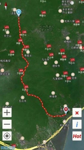 杭州登山地图官方最新版图3