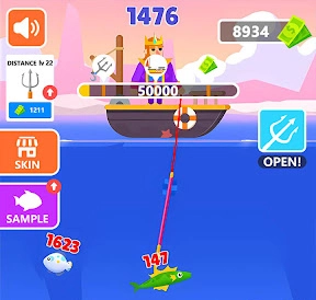 梦幻钓鱼鱼叉射手中文版手机下载