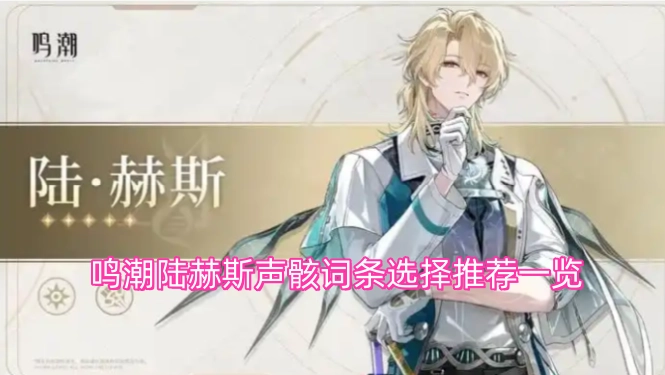 鸣潮陆赫斯声骸词条搭配建议汇总