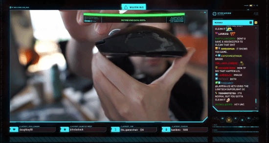 粉丝直呼受不了！千万粉丝量级的大主播晒出鼠标：都包浆成这副模样了