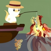 小猫钓鱼之龙王挑战游戏纯净最新版