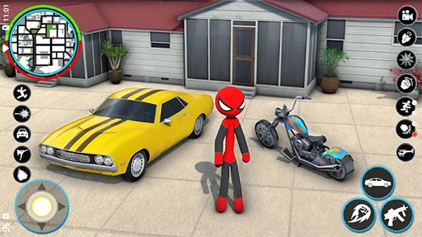 火柴人绳索蜘蛛侠手游版