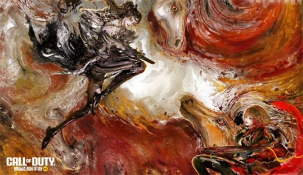 《使命召唤手游》马年贺图正式发布，采用全新水墨画风格！