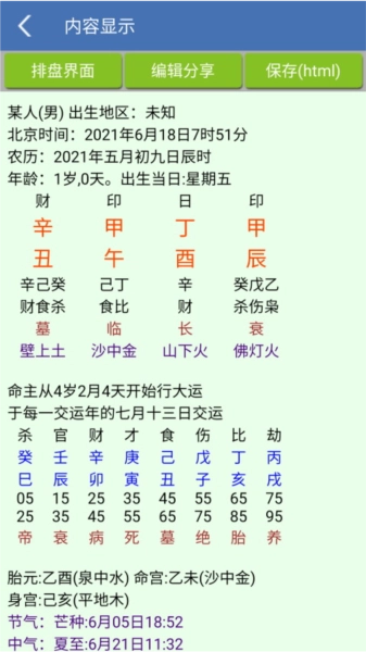 综合排盘官方正版图2