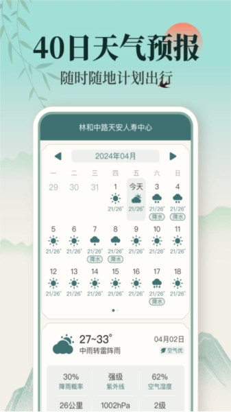 百日天气预报手机正版图2