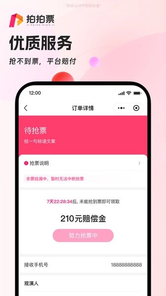 拍拍票代拍正版图3