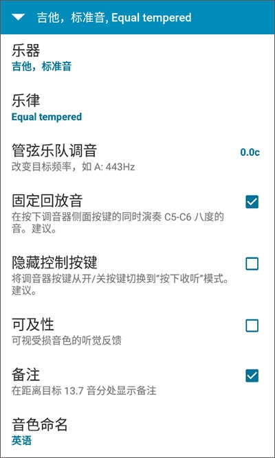 gStrings调音器原版图4