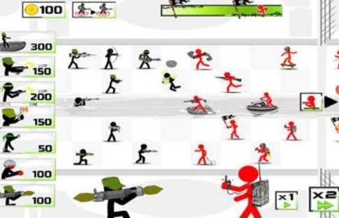 火柴人军队战争游戏无广告版图2