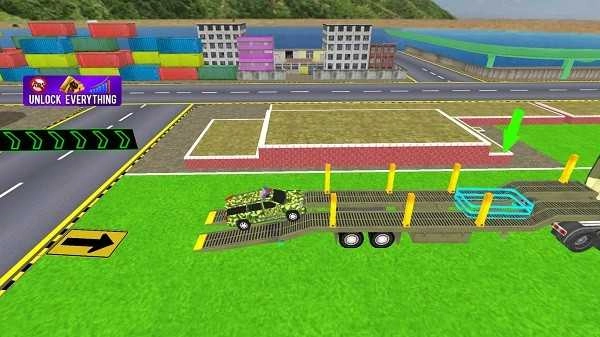 军事运输车模拟器(Army Vehicle Transporter Truck Simulator)图1