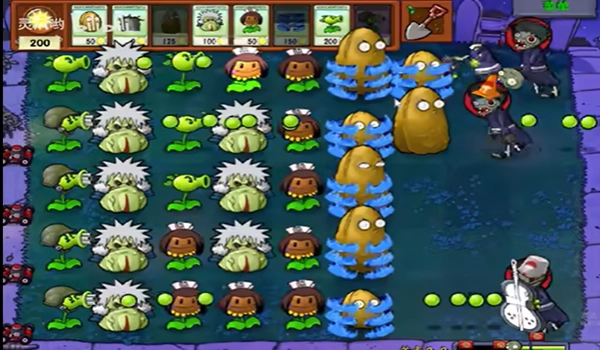 植物植物大战僵尸火影版图3