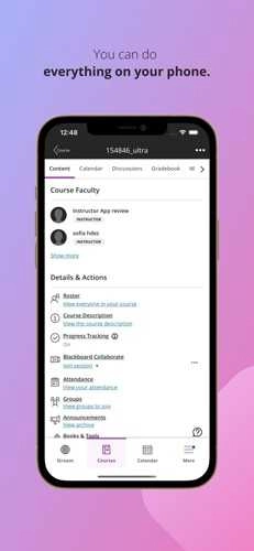 Blackboard教学平台无广告版图2
