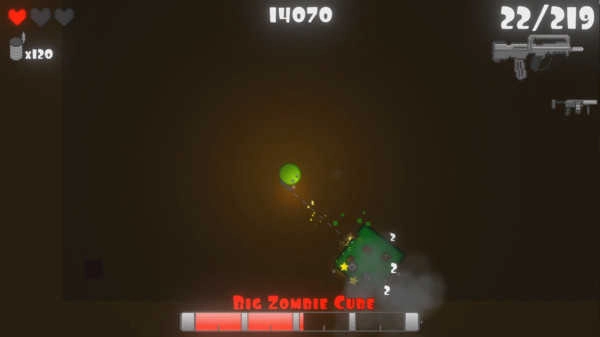 僵尸是方块2游戏绿色版图1