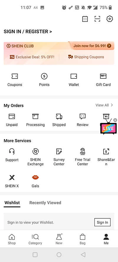 shein安卓免费版图1