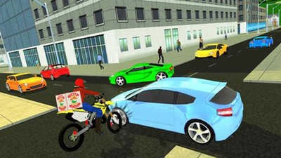 比萨自行车送货员模拟器手机最新版图2