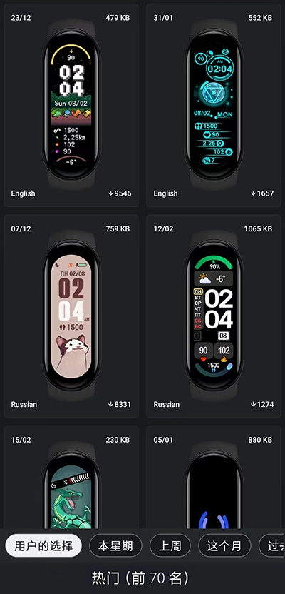 小米手环6表盘(Mi Band 6 Watch Faces)正版图4