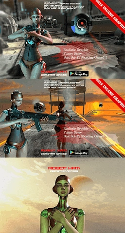 模拟3d女机器人(RobotKati)直装版