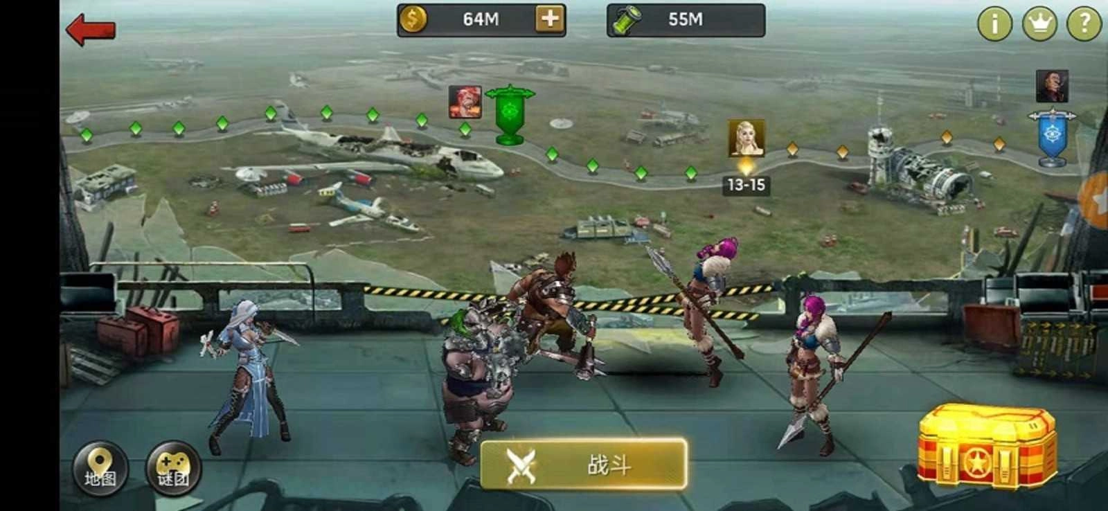 幸存之地生存挑战手游版图1