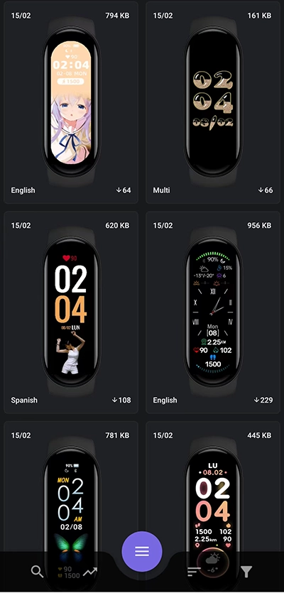 小米手环6表盘(Mi Band 6 Watch Faces)正版图2