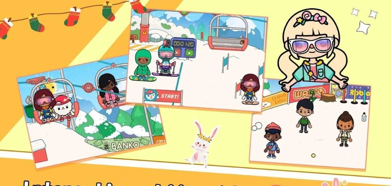 迷你小镇米加滑雪场(MiniTown：Migaskicountry)安卓官方版图3