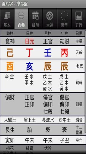 论八字手机最新版图3