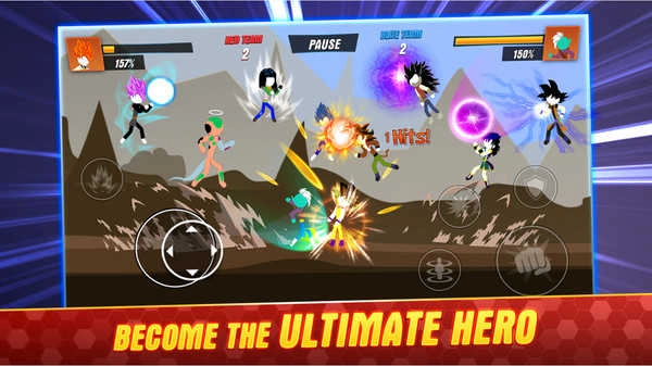 火柴人战士乱打(StickmanWarriors)手游无广告版图1