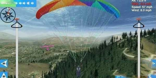滑翔伞模拟器(Glider Sim)游戏绿色版图1