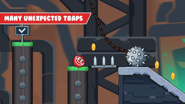 红色弹跳球(BounceBall6)游戏绿色版图2