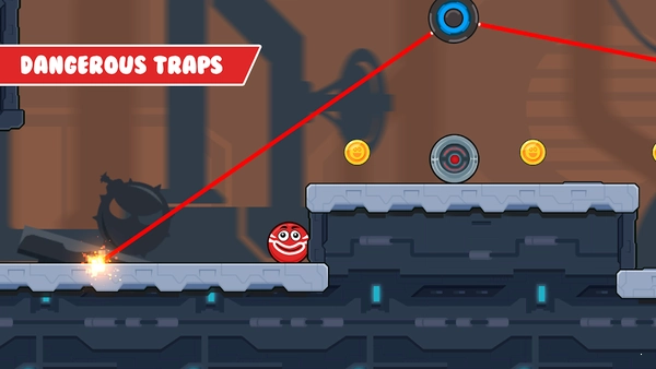 红色弹跳球(BounceBall6)游戏绿色版图3