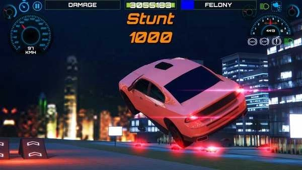 都市特技赛车游戏绿色版图4