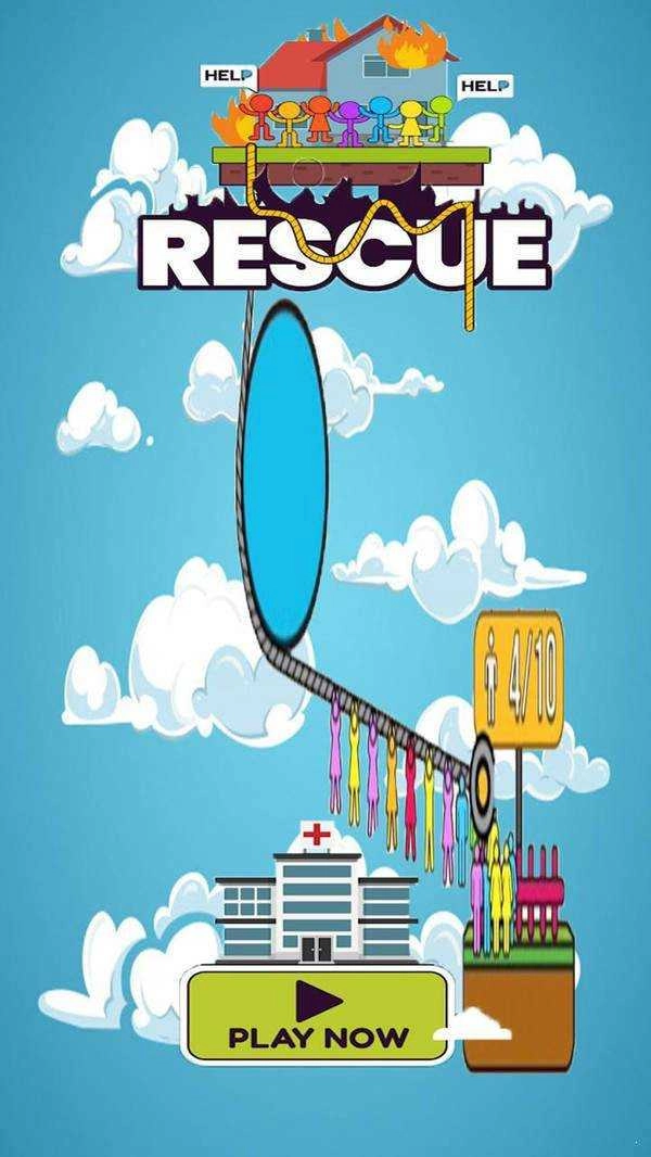 滑动绳索救援游戏官方版图1