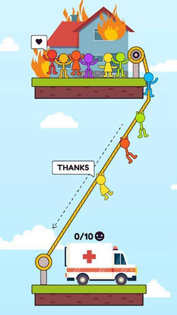 滑动绳索救援游戏官方版图3